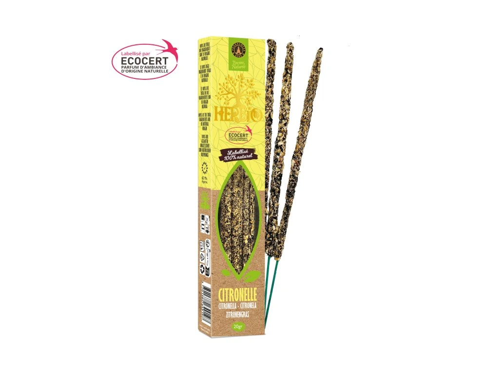 Prírodné vonné tyčinky Herbio: Citrónová tráva